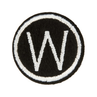 Термоаппликация 3*3см "W"