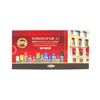 Пастель мягкая художественная KOH-I-NOOR "Toison D'or", 12 цв., круглое сечение