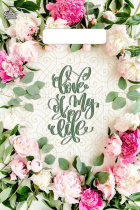 Пакет 30*20см (30мк) с вырубной ручкой "Романтичный" ПВД