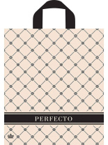 Пакет 35*31см (95мк) с петлевой ручкой "Перфекто Карамель" ПВД