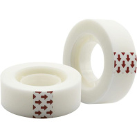 Скотч 18мм*20м, матовый канцелярский 40мкм, удаляемый