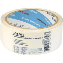 Скотч 2 сторон. 38мм*10м  90мкм полипропилен