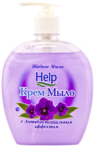 Мыло жидкое ХЭЛП 500 мл крем-мыло (дозатор), ассорти