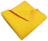 Салфетка универсал 30х30см, микрофибра жёлтая