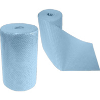 Салфетка универсальная 20х25см, 100шт. в рул., голубая