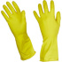 Перчатки: резиновые латексные плотность высокая L с хлопковым напылением /