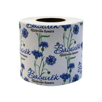 Бумага туалетная "Василёк" , втулка