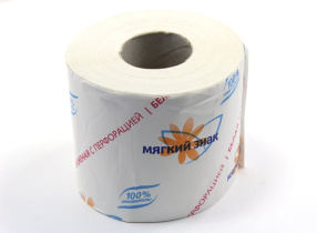 Бумага туалетная Мягкий знак 51м., белая