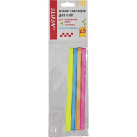 Закладки-ляссе самоклеящиеся А5 "Neon" 4шт