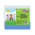 Набор обложек для тетрадей и дневн. (209*350) ПВХ 110мкм прозр., с цв.клапаном 10шт/уп