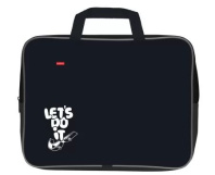 Папка А4 (350*265*40) с ручками, молния, ткань "LET'S DO IT"