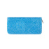 Пенал 1 отд. (190*100*26) молния, ПВХ "Голубой с блестками"