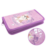 Пенал 1 отд. (190*110*27) молния, лам.картон, 3D-лак "Обнимяу"