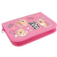 Пенал 1 отд. (190*130*27) молния, лам.картон "Модные собачки"