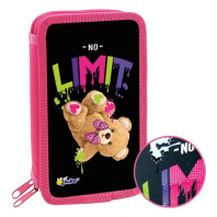 Пенал 2 отд. (190*110*45) молния, лам.картон "Плюшевый мишка" 3Dлак