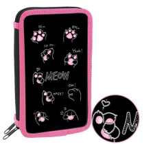 Пенал 2 отд. (190*110*45) молния, лам.картон "Эмодзи лапки"