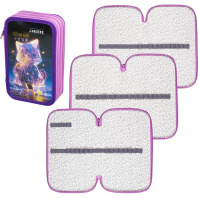 Пенал 2 отд. (205*120*40) молния, картон с конгревным тиснением Chiisana Hoshi