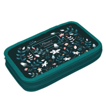 Пенал 2 отд. (205*125*40) молния, лам.картон "Жизнь цветов"