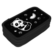 Пенал 3 отд. (205*125*55) молния, лам.картон "Панда Катюша"