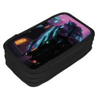 Пенал 3 отд. (205*125*55) молния, лам.картон "Спортивный автомобиль"