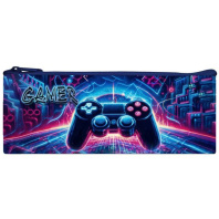 Пенал-косметичка (190*75) молния, ткань "Неоновый джойстик"