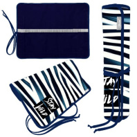 Пенал-скрутка (460*360) шнурок, ткань "Полосы"