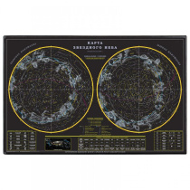 Подкладка д/письма 380х590 мм "Карта звездного неба"