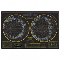 Подкладка д/письма 380х590 мм "Карта звездного неба"