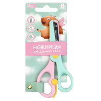 Ножницы детские Феникс+ "Капибара-милашка" 13,5 cм, нерж.сталь
