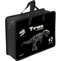 Папка А4 (335*260*100) с ручками, молния, пластик"T-Rex"