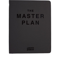 Дневник универсальн. обл. кожзам, интегр. "The Master plan", выборочный лак, 48л, ляссе