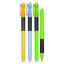 Ручка гелевая стираемая deVENTE "School" синяя, 0,5мм, трехгран. грипп