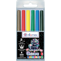 Фломастеры   6цв "Attomex. Unicorn", вентил. колпачок, подвес