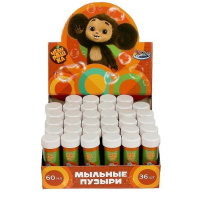 Мыльные пузыри  60мл "Чебурашка"