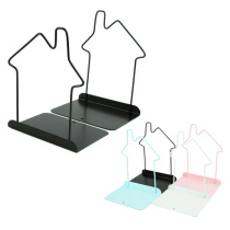 Подставка-ограничитель для книг (2шт в комплекте) металлическая ассорти 13,8*10*17см|Оф|038698|DV-13154