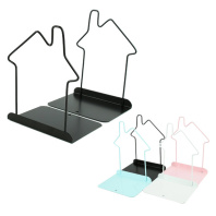 Подставка-ограничитель для книг (2шт в комплекте) металлическая ассорти 13,8*10*17см|Оф|038698|DV-13154