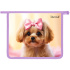 Папка для тетрадей А5 на молнии "Милая собачка"|Оф|056080|DV-14015-15