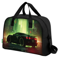 Сумка для занятий с плечевым ремнем, подкладкой BRAUBERG KIDS с ручками, 35x25x15 см, "Green city", 274630