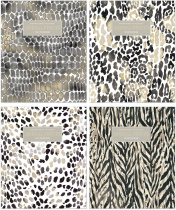Тетрадь А5 48л кл. Полином "Animal Prints" софт-тач