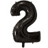 Шар фольга 26" "Цифра 2" Black