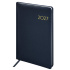 Еженедельник датированный 2027 А5 145х215мм BRAUBERG "Select", балакрон, темно-синий, 118143