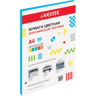 Бумага А4 цветная  50л ИНТЕНСИВ, синяя