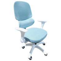 Кресло детское с поясничной поддержкой BRABIX KIDS "MG-225", сетка/ткань TW, голубое, 533317 Кресло детское с поясничной поддержкой BRABIX KIDS "MG-225", сетка/ткань TW, голубое, 533317