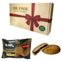 Печенье песочное DR.FINIK "Солнышко" с начинкой из манго, БЕЗ САХАРА, 700 г