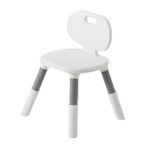 Стул детский растущий BRABIX KIDS CC-001, 2-8 лет, пластик серый + белый, 533293