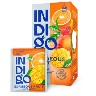 Чай INDIGO "Манго-цитрус" черный, 24 пакетика в конвертах по 1,7 г, HERB0082 Чай INDIGO "Манго-цитрус" черный, 24 пакетика в конвертах по 1,7 г, HERB0082