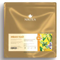 Чай ИВАН-ЧАЙ листовой NIKTEA, кипрей узколистный ферментированный, 100 г, TNIKTE-GP0013