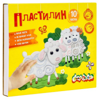 Пластилин Каляка-Маляка 10 цв. 150 г ассорти со стеком|ФА|049079|ПКМ10