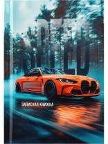Блокнот А6 7БЦ  64л "Авто - 16" кл., глянц.лам.
