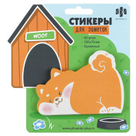 Бумага с липким краем  60л "Рыжий песик" 73*100мм, фигурная